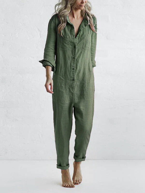 Lisbeth™ - Snygg jumpsuit i bomull 